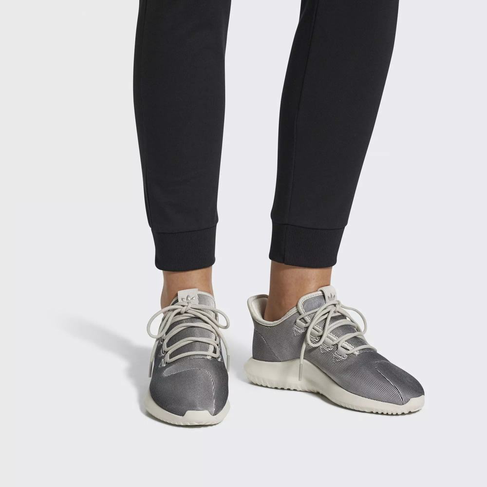 Adidas Tubular Shadow Tenis Grises Para Mujer (MX-44143)